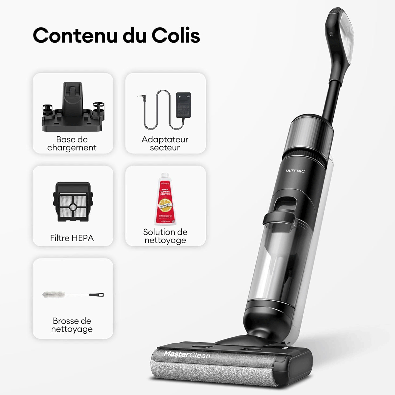 Ultenic AC1 Elite – Aspirateur Laveur 3-en-1 Haute Performance – Image 2