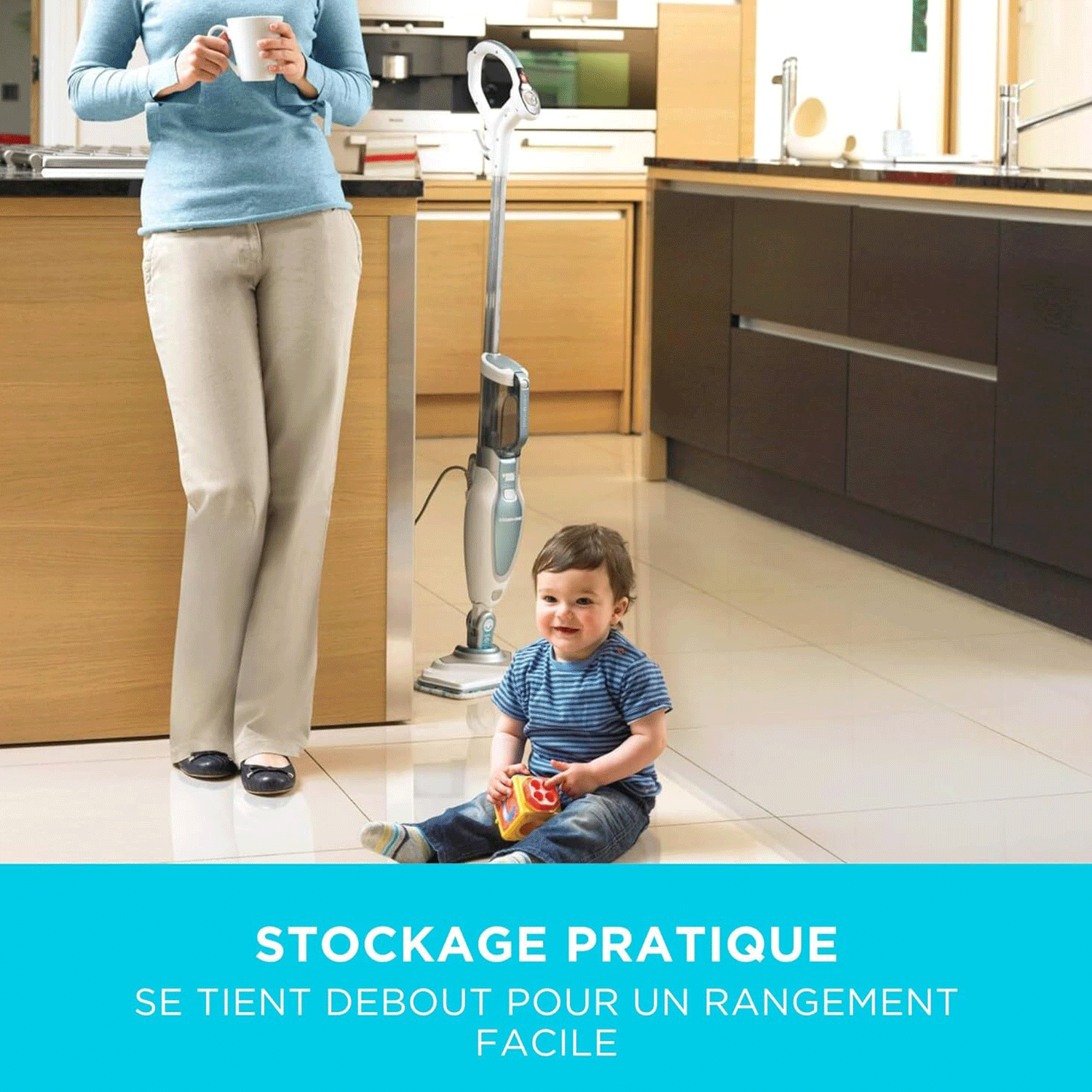 BLACK+DECKER FSM1630-QS – Balai Vapeur Puissant et Intelligent – Image 2