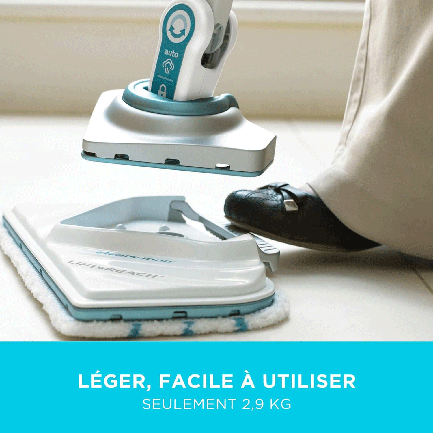BLACK+DECKER FSM1630-QS – Balai Vapeur Puissant et Intelligent – Image 3