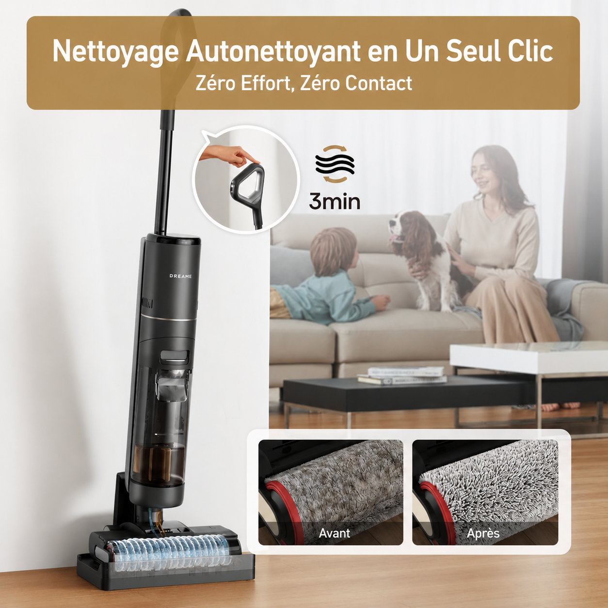 Dreame H12 Pro – Aspirateur eau/sec – Image 3