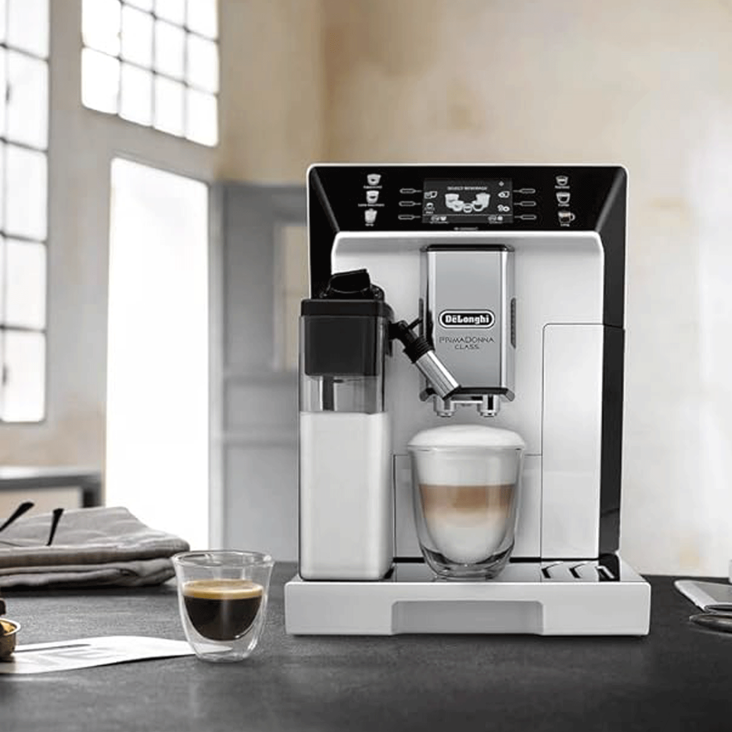 De'Longhi ECAM 550.65.W – Machine à café entièrement automatique avec système de lait et contrôle par application - Image 2