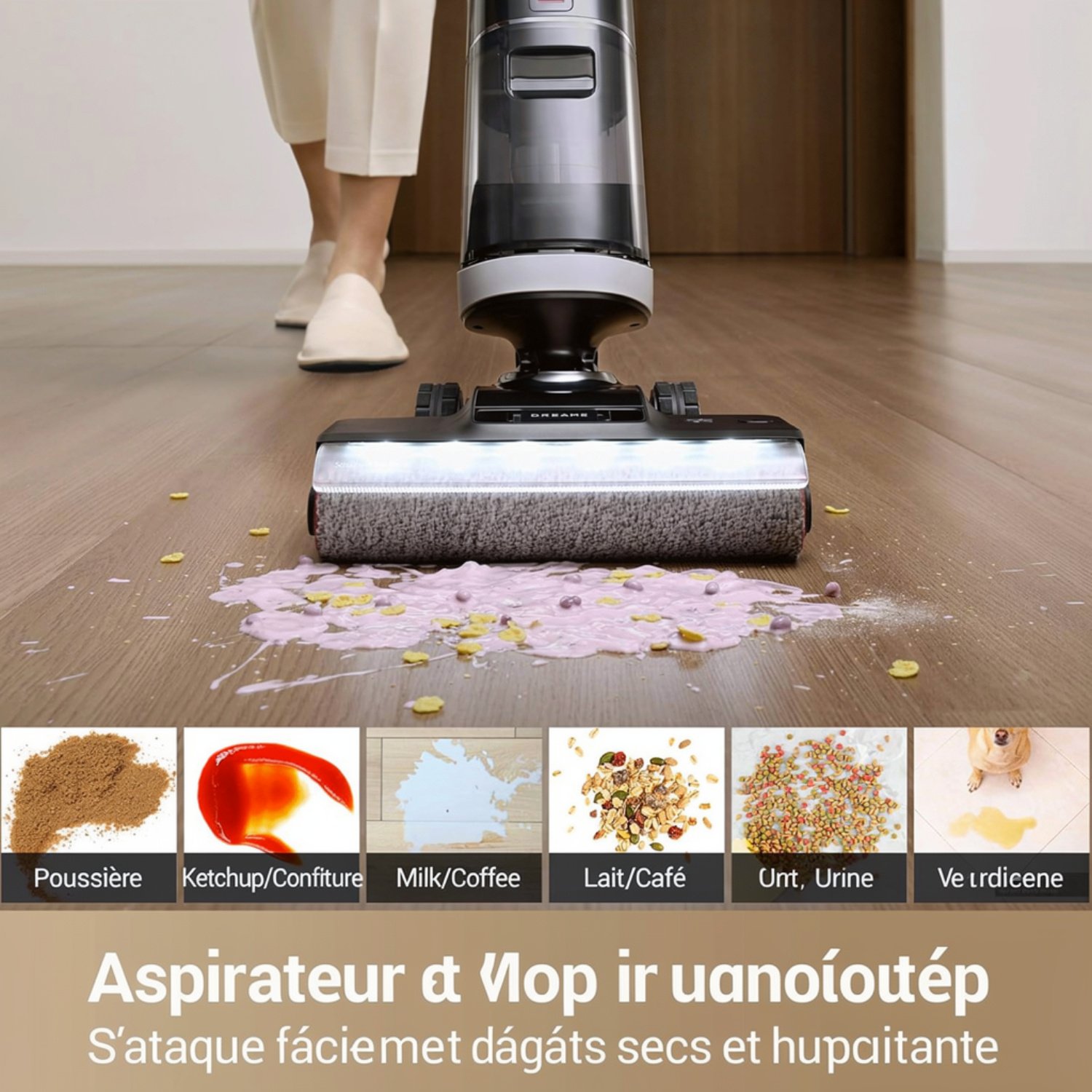 Dreame H14 Pro – Aspirateur Laveur Intelligent 18 kPa - Image 2