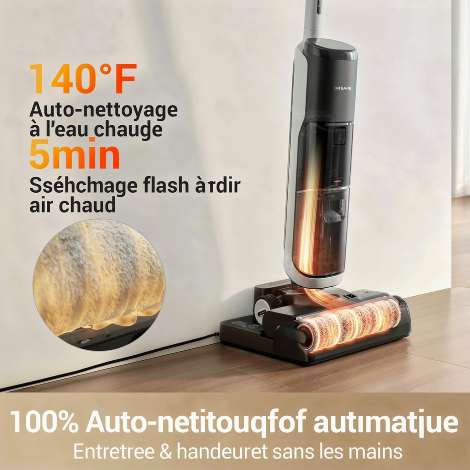 Dreame H14 Pro – Aspirateur Laveur Intelligent 18 kPa - Image 3